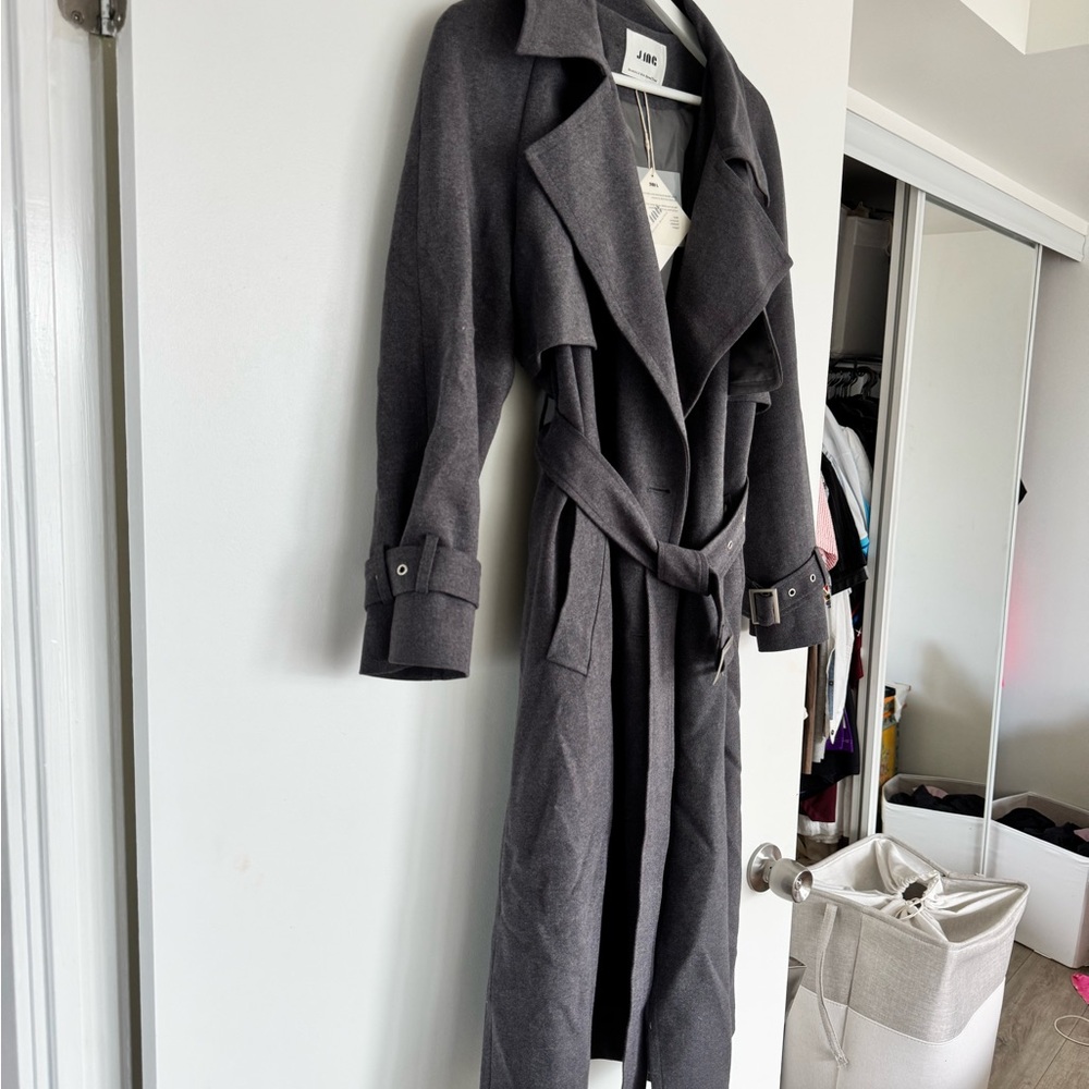 J.ING Dark Gray Trench Coat